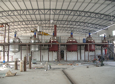 Textile auxiliary production line